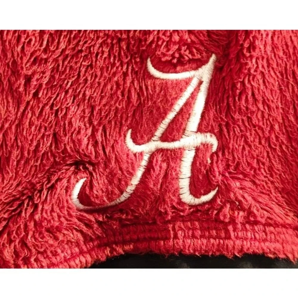 Pressbox Alabama Crimson Tide Fleece Jacket Women XL Red Full Zip Gameday